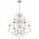 Ashton 9 Light 25.5 inch Olde Silver Chandelier Ceiling Light in Clear Hand Cut