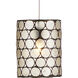 Regatta 3 Light 9.5 inch Cupertino and Silver Multi-Drop Pendant Ceiling Light
