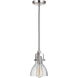 Gallery State House 1 Light 6 inch Polished Nickel Mini Pendant Ceiling Light