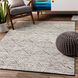 Dersim 87 X 63 inch Black/Ivory/Medium Gray Rugs, Rectangle