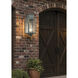 Norfield 1 Light 20.25 inch Verde Green Outdoor Sconce in Seedy Glass, Brass Traditions by Innovations Lighting