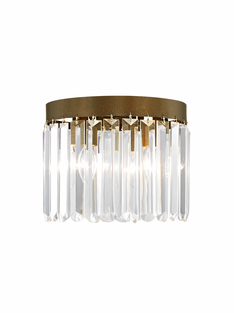 Ashton 3 Light 11 inch Hand Painted Palacial Bronze Flush Mount Ceiling Light