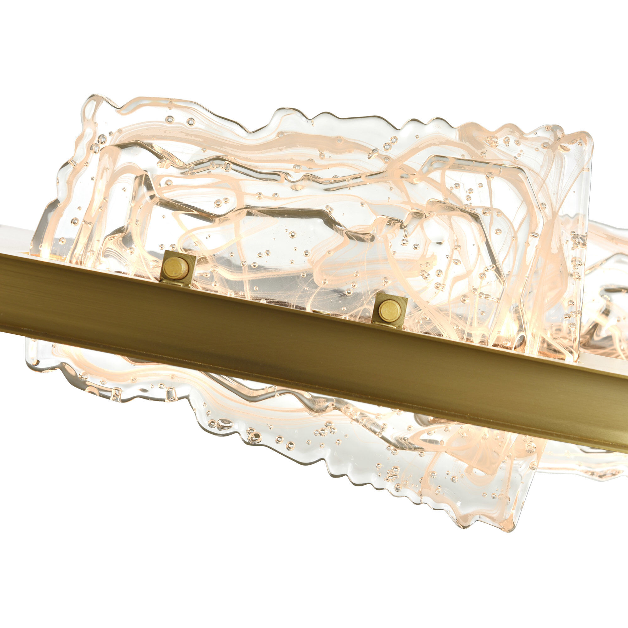 Arcus LED 70 inch Brass Chandelier Ceiling Light