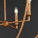 Martel 8 Light 30 inch Etruscan Gold Multi-Light Pendant Ceiling Light