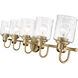 Kinsley 5 Light 35 inch Heirloom Gold Bath Vanity Wall Light in Heritage Gold