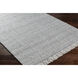Sara 120 X 96 inch Light Slate Rug, Rectangle