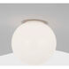 Windsor Smith Mahalo LED 31.75 inch Polished Nickel Tri Pendant Ceiling Light in Matte White