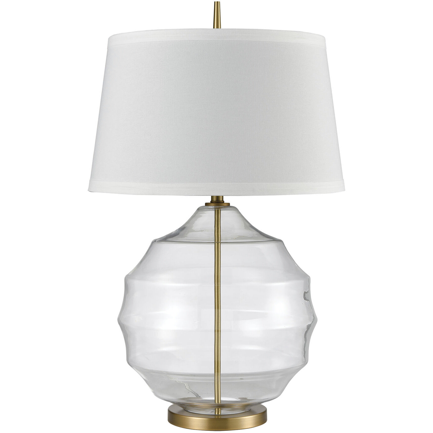 Nest 33 inch 150 watt Clear Table Lamp Portable Light