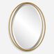 Rhodes 31.88 X 24.25 inch Antiqued Metallic Gold Leaf Mirror