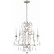 Ashton 6 Light 21.5 inch Olde Silver Chandelier Ceiling Light in Clear Hand Cut