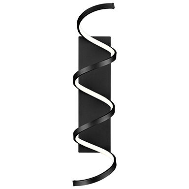 Synergy Wall Sconce Wall Light in Black