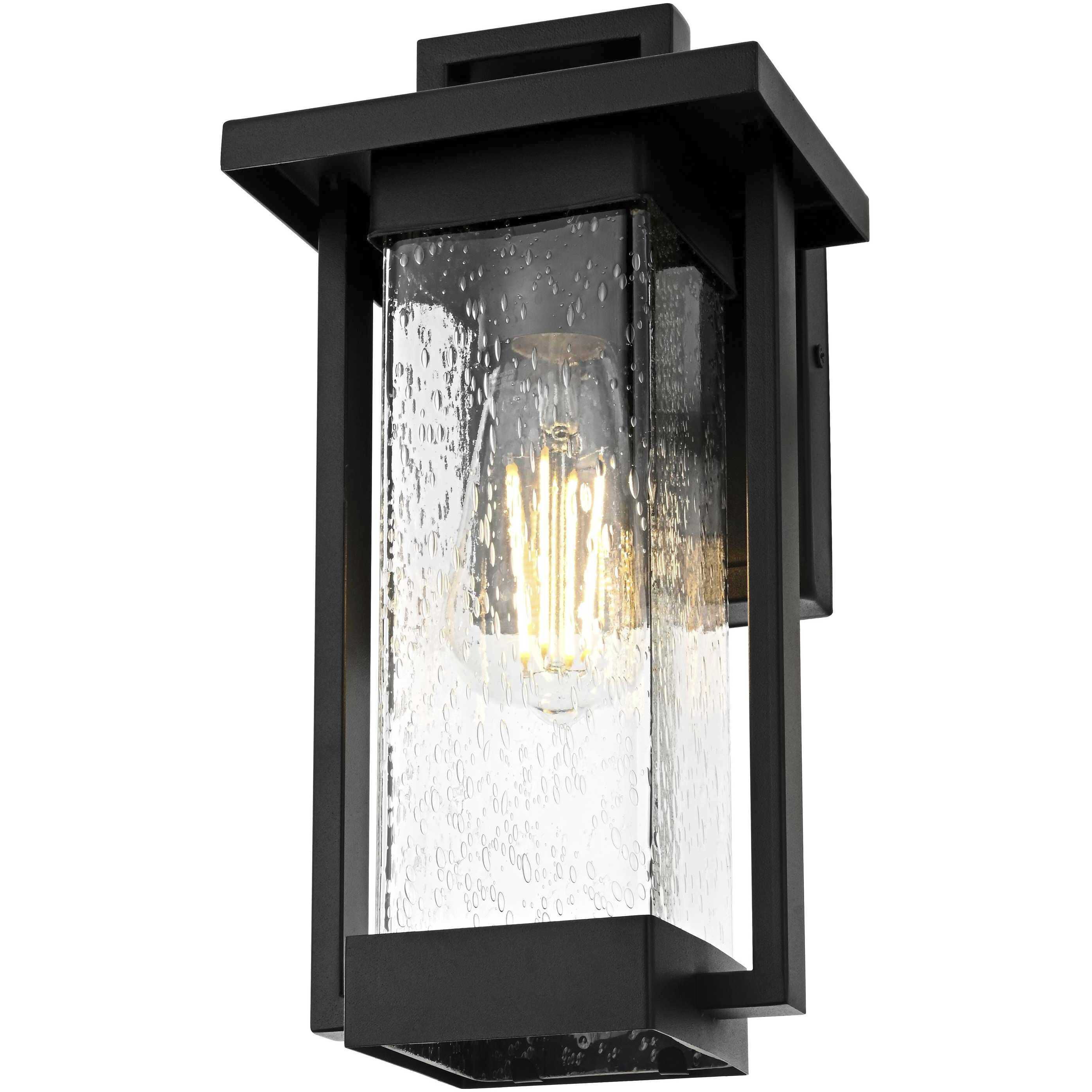 Tilton 1 Light 12 inch Black Outdoor Wall Sconce