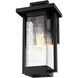 Tilton 1 Light 12 inch Black Outdoor Wall Sconce