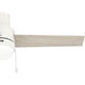 Brunner 52 inch Matte White with Light Oak/Fresh White Blades Ceiling Fan
