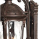 Estate Series Windsor Outdoor Wall Mount Lantern in River Rock, Small