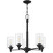 Neighborhood Dardyn 5 Light 25 inch Flat Black Chandelier Ceiling Light