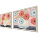 Bouquet Still Life Red and Green and Pink and Yellow Framed Art