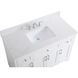 Moore 48 X 22 X 34 inch White Vanity Sink Set