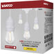 Lumos 12 Light LED 24 foot White LED String Lights