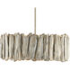Driftwood 3 Light 19.5 inch Whitewash Semi-Flush Mount Ceiling Light