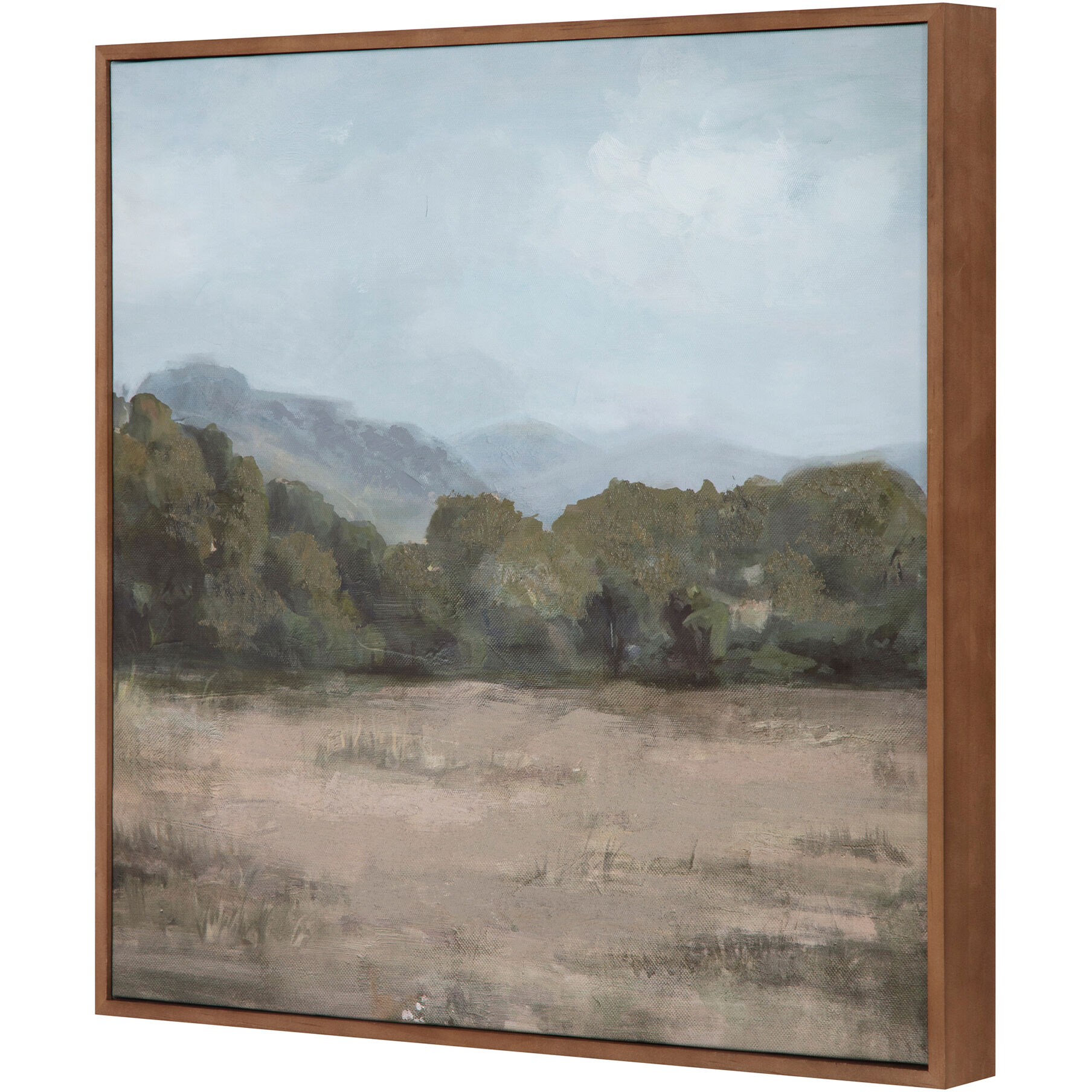 Fair 18 X 18 inch Painting, Woodlands