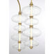 Bollavino LED 34 inch Legacy Brass Chandelier Ceiling Light