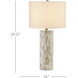 Aquila 29.5 inch 150 watt Cream and Natural and Brown Table Lamp Portable Light