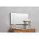 Monet 36 X 18 inch Grey Wall Mirror in Gray