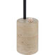 Task Portables 21.75 inch 8.00 watt Coal Table Lamp Portable Light
