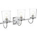 Avani 3 Light 24 inch Chrome Bath Sconce Wall Light