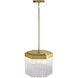 Emma 3 Light 13.87 inch Brushed Brass Pendant Ceiling Light
