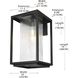 Ludlow 1 Light 19 inch Black Outdoor Wall Sconce