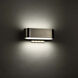 Nia LED 4 inch Brushed Nickel ADA Wall Sconce Wall Light in 3500K