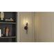 Shea Wall Sconce Wall Light in Matte Black, Small
