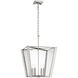 Paloma Contreras Palais LED 20.75 inch Polished Nickel Lantern Pendant Ceiling Light
