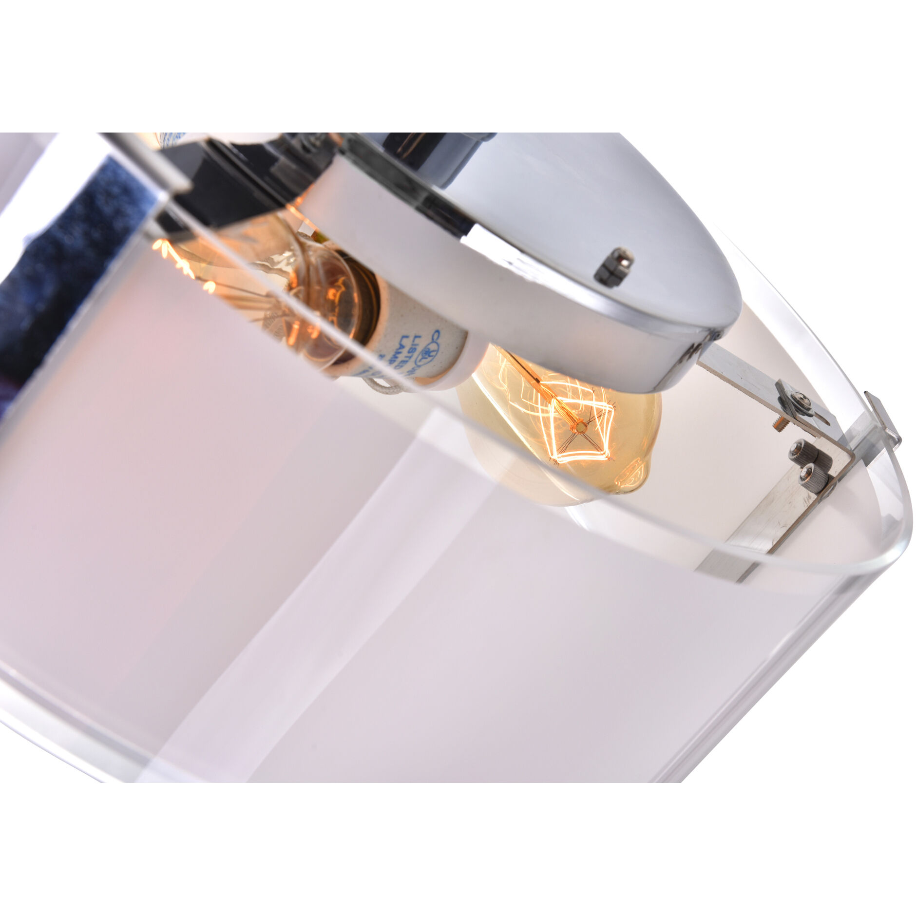 Lucie 3 Light 14 inch Chrome Drum Shade Chandelier Ceiling Light