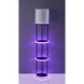 Keely 56.83 inch 150 watt Black RGB Color Changing Shelf Floor Lamp Portable Light, Simplee Adesso