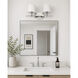 Rondo 2 Light 16.75 inch Polished Nickel Bath Vanity Wall Light