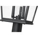 Raphael 3 Light 122 inch Sand Black Outdoor Post Mounted Fixture in Soft Sand Black