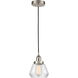Edison Fulton 1 Light 7 inch Brushed Satin Nickel Mini Pendant Ceiling Light