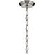 Nella 1 Light Polished Nickel Pendant Ceiling Light