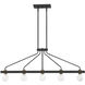 Ravella 5 Light 42 inch Black Chandelier Ceiling Light