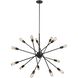 Delphine 14 Light 38 inch Oil Rubbed Bronze Chandelier Ceiling Light