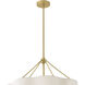Gwen 9 Light 27 inch Lacquered Brass Chandelier Ceiling Light