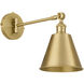 Bailey Wall Mount Wall Light in Aged Brass