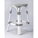 Designer'S Edge Tobias Black & White Rattan 24 inch White Barstool