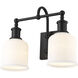 Bryant 2 Light 16 inch Matte Black Vanity Wall Light