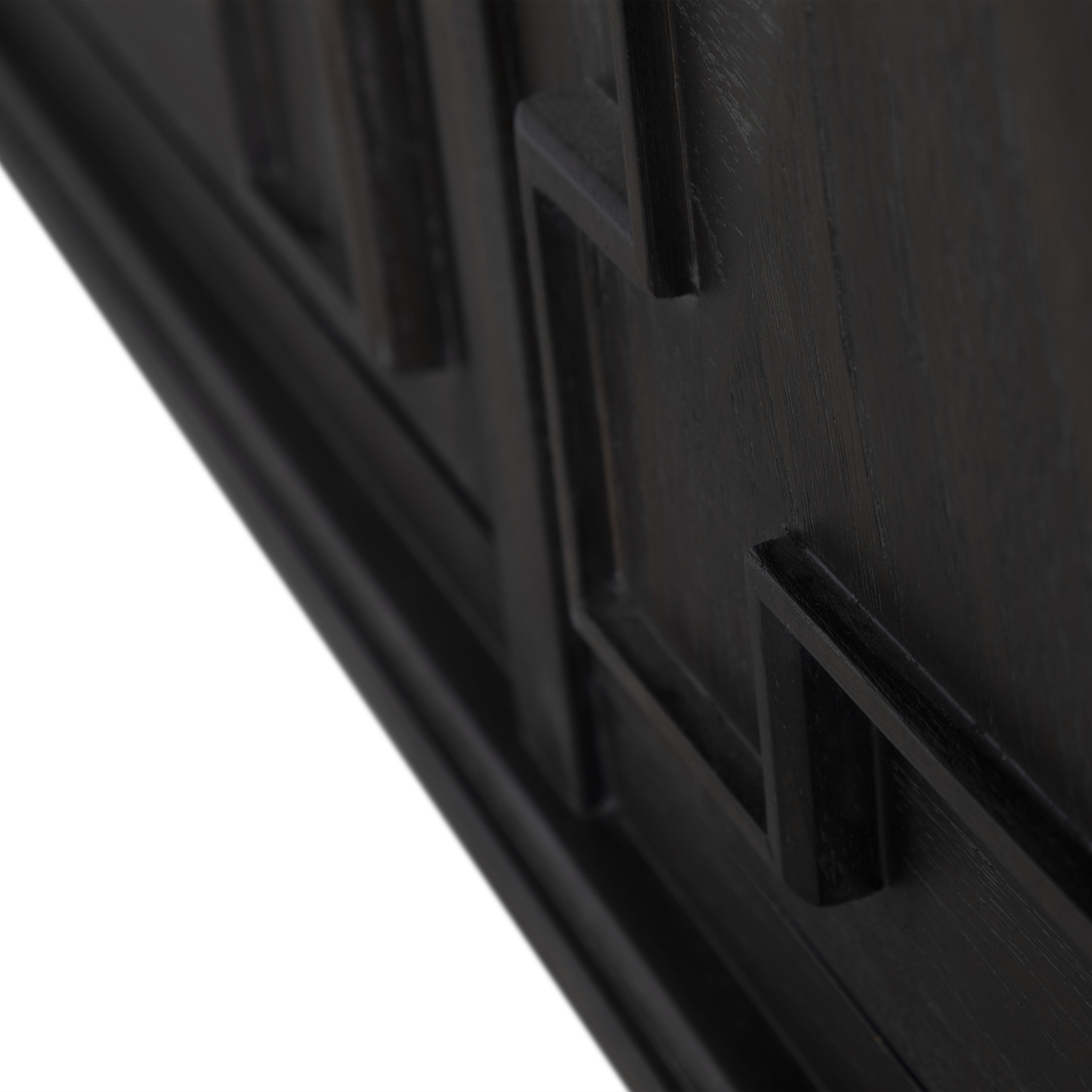 Ezekiel 67 X 18 inch Cerused Forest Black and Antique Bronze Sideboard