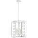 Birch 4 Light 12 inch Bisque White Pendant Ceiling Light