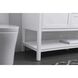 Heath 60 X 21.5 X 35 inch White Vanity Sink Set